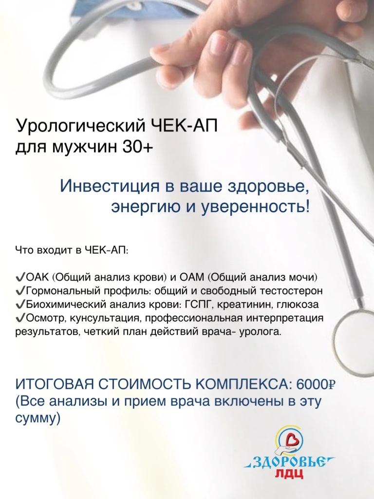 Чек-ап для мужчин 30+